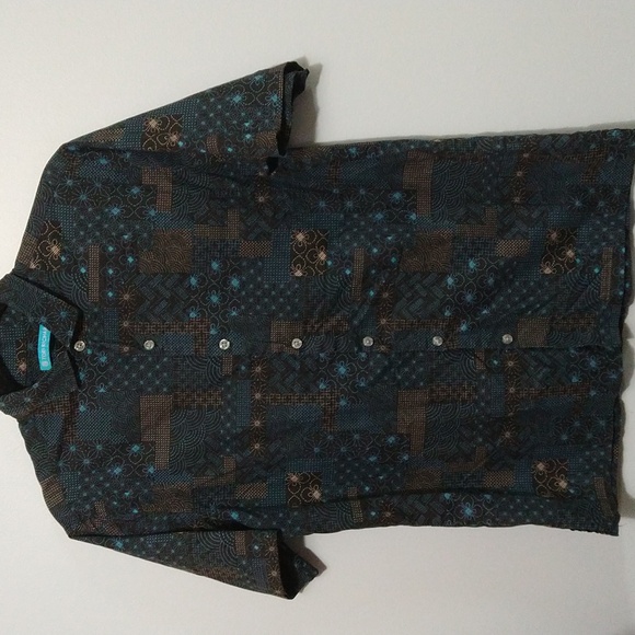 Tori Richard Other - Tori Richard Men's Short Sleeve Button Down Shirt w/Pocket Size S # M-135